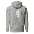 Premium Cotton Hoodie | White Lettering Initial Back-13