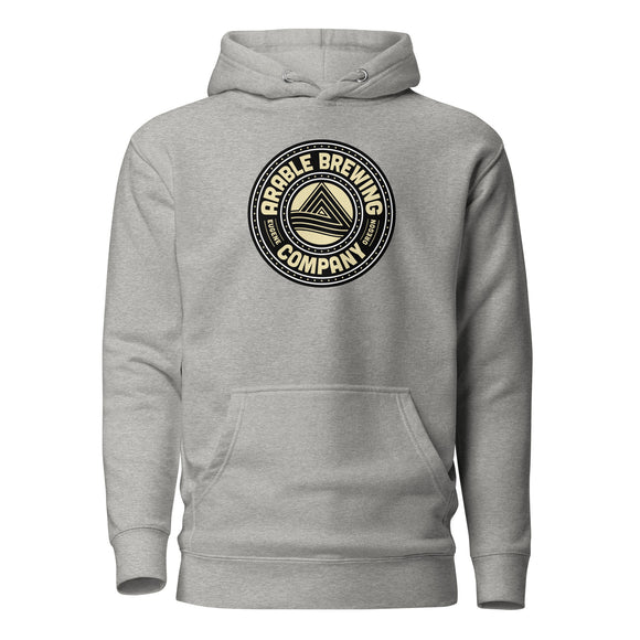Premium Cotton Hoodie | Round "Good People Good Beer"