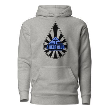 Premium Cotton Hoodie | Drop Blue Front