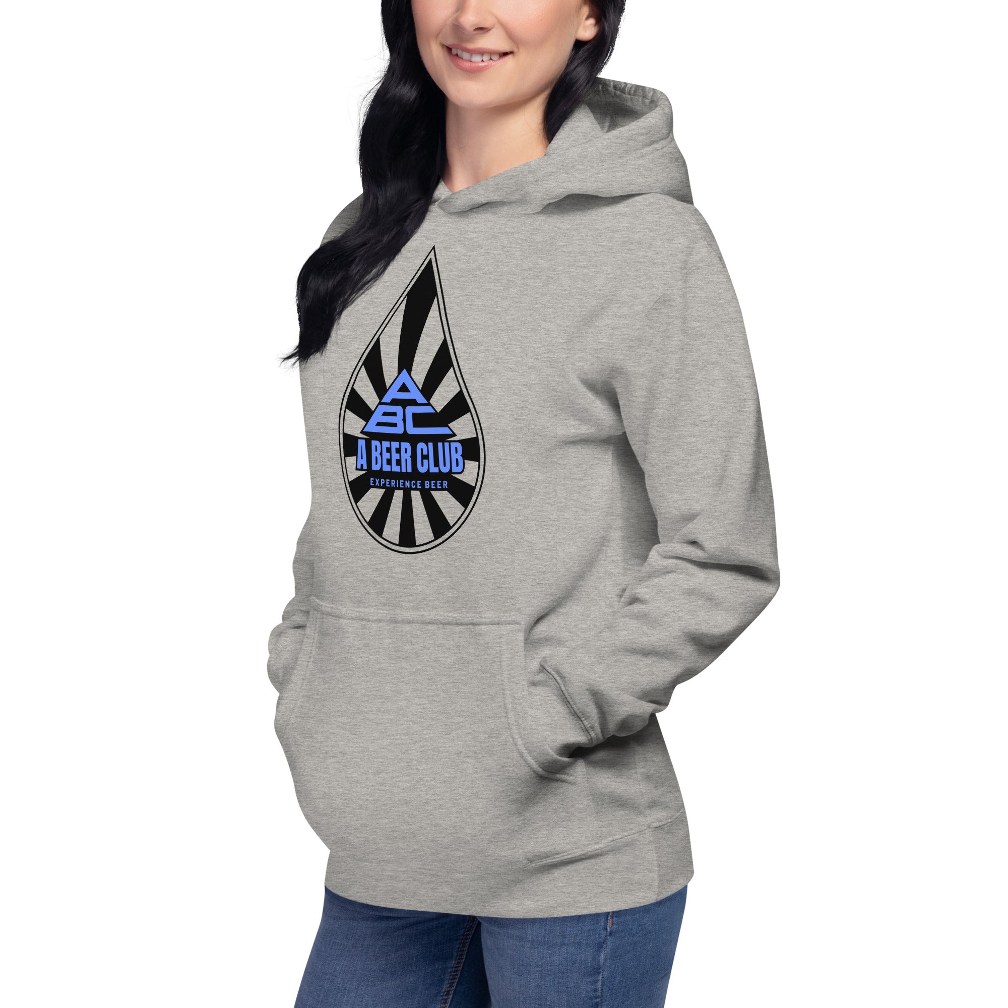 Premium Cotton Hoodie | Drop Blue Front
