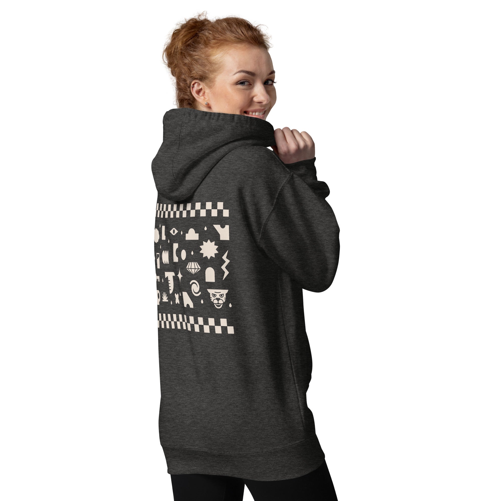 Premium Cotton Hoodie | Faded White Wall