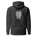 Premium Cotton Hoodie | White Lettering Initial Back-7