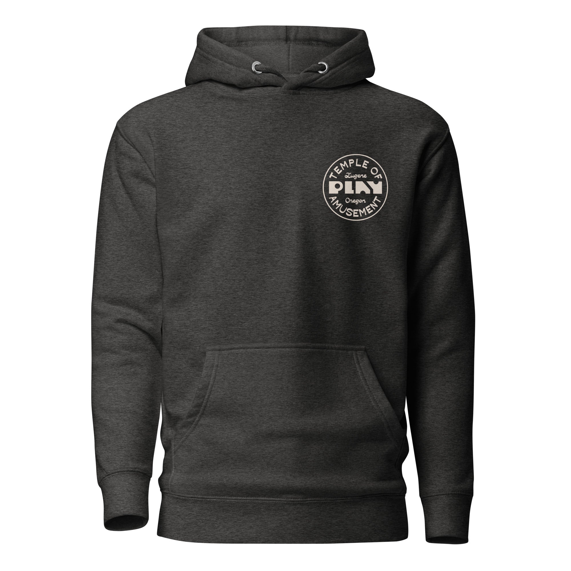 Forest Green Hoodie | Faded White Square | Bout It Merch