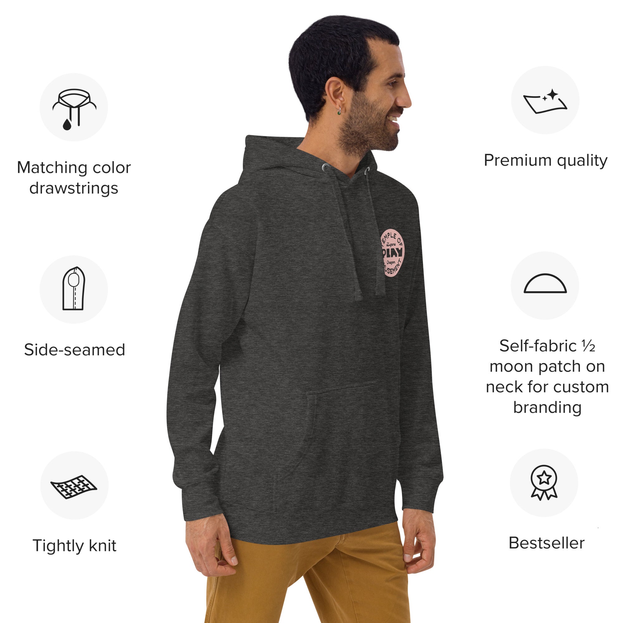 Cotton Fleece Pullover | Play Eugene Hoodie | Bout It Merch