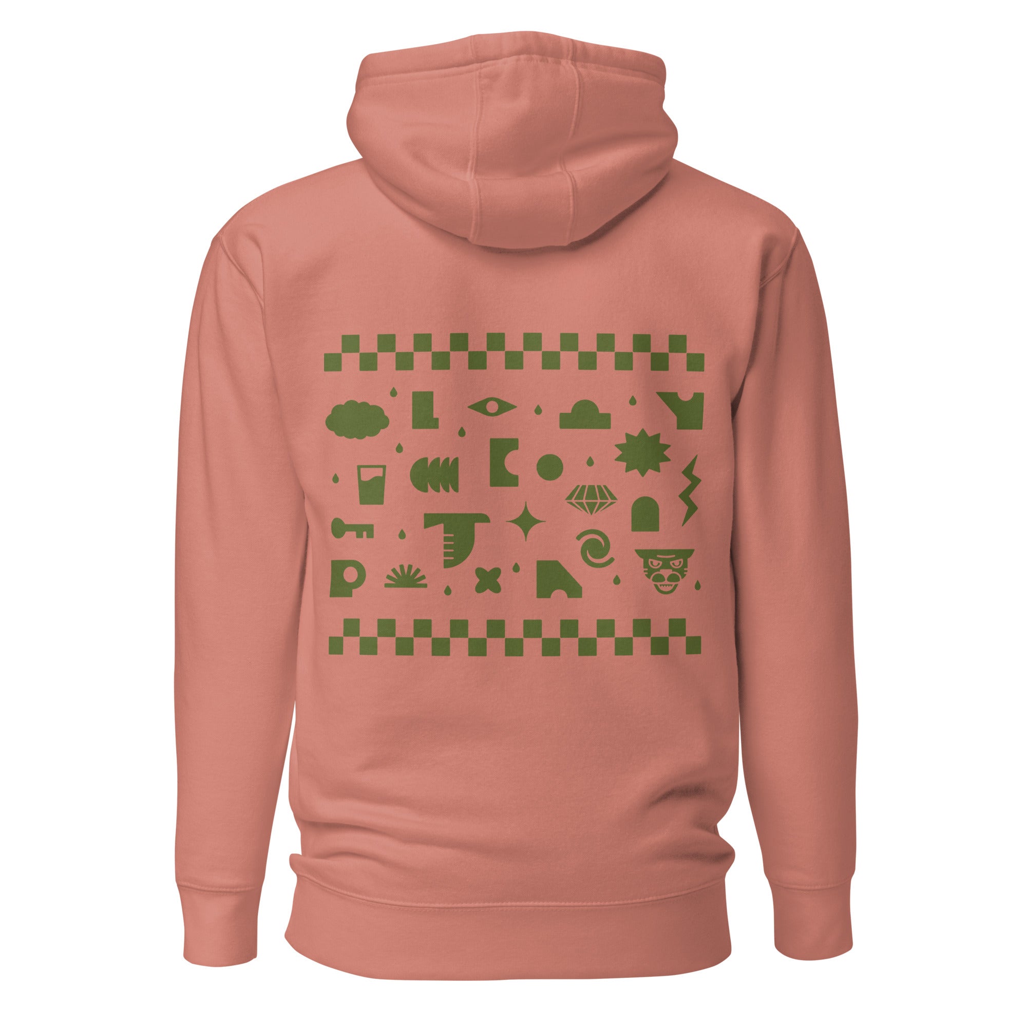 100 Cotton Fleece Hoodie | Dusty Rose Hoodie | Bout It Merch