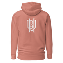Premium Cotton Hoodie | White Lettering Initial Back-11