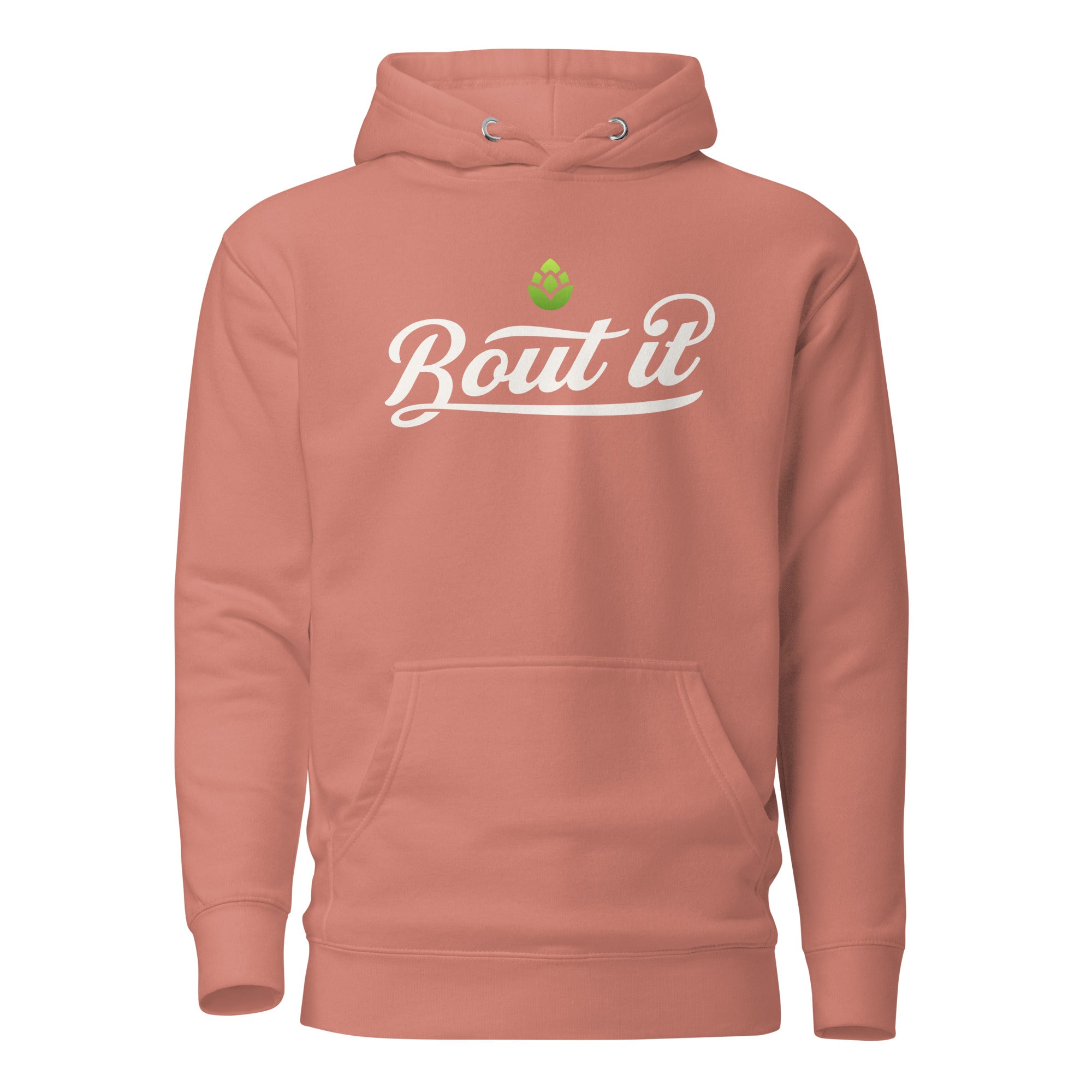 Buy dusty-rose Premium Cotton Hoodie | Light logo