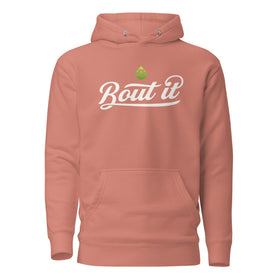 Buy dusty-rose Premium Cotton Hoodie | Light logo