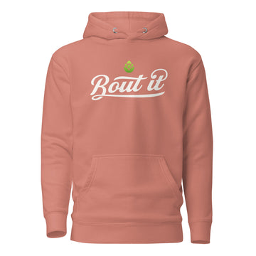 Buy dusty-rose Premium Cotton Hoodie | Light logo
