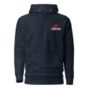 Premium Cotton Hoodie | Red & White Sunburst-4