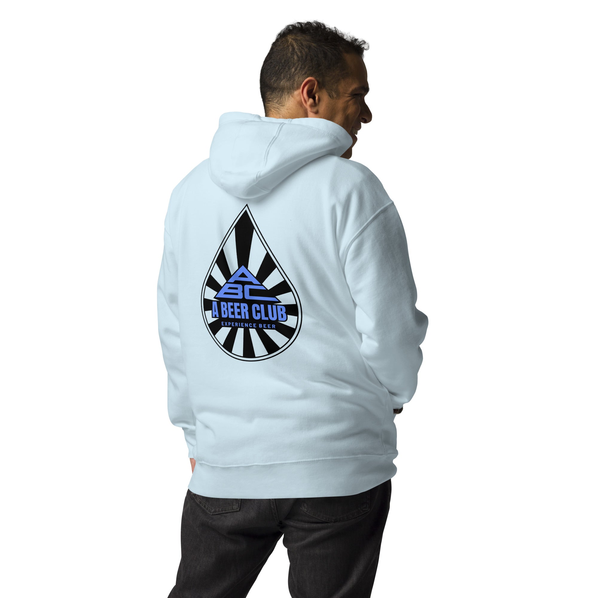 Premium Cotton Hoodie | Drop Blue Back