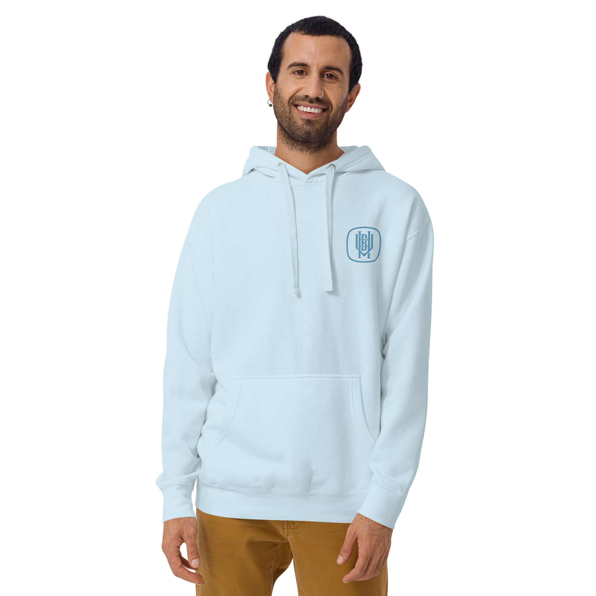 Premium Cotton Hoodie | Blue Unicorns