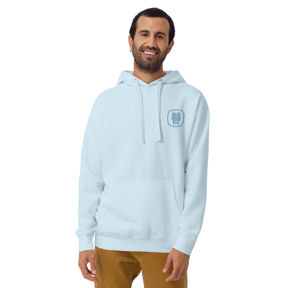 Premium Cotton Hoodie | Blue Unicorns