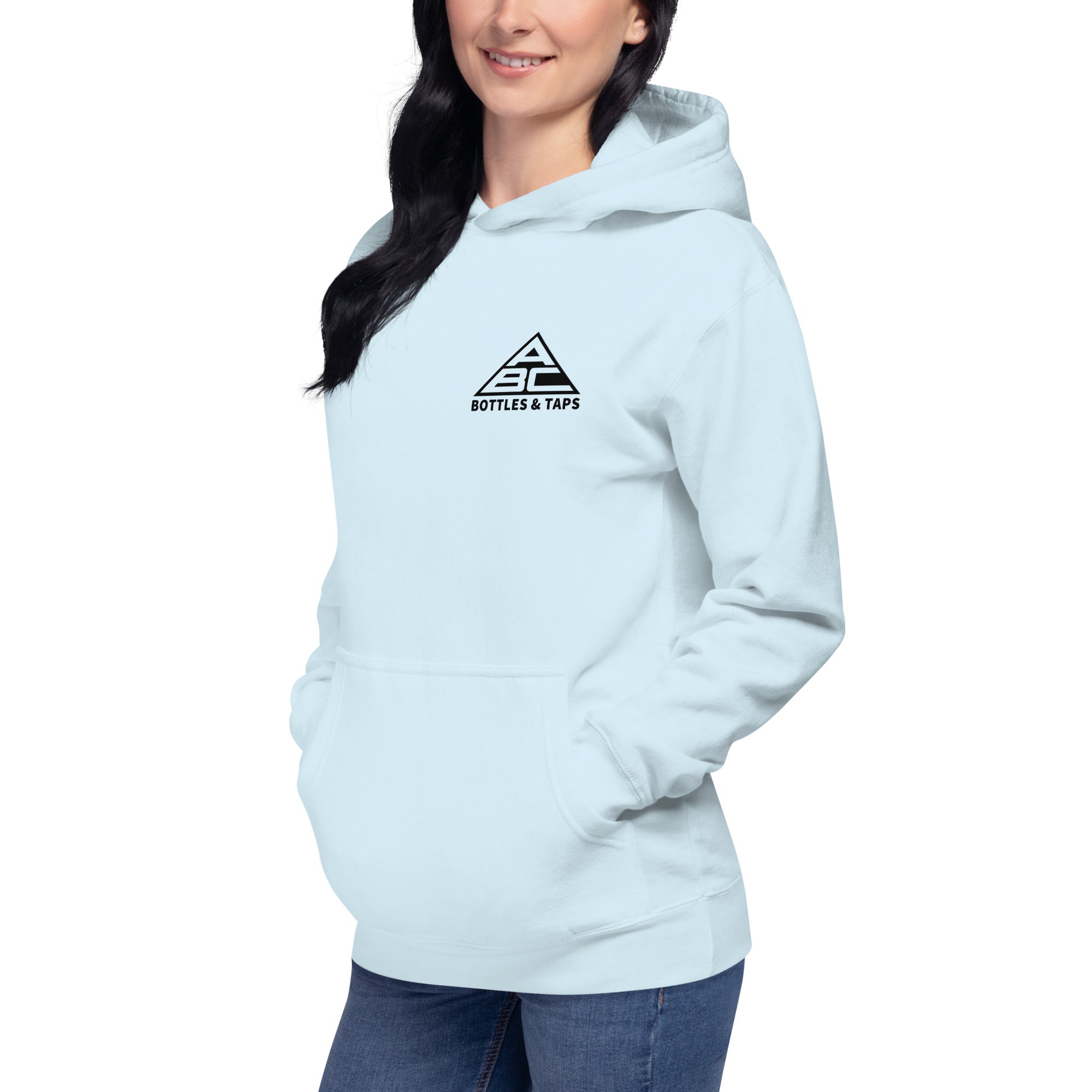 Premium Cotton Hoodie | Drop Blue Back