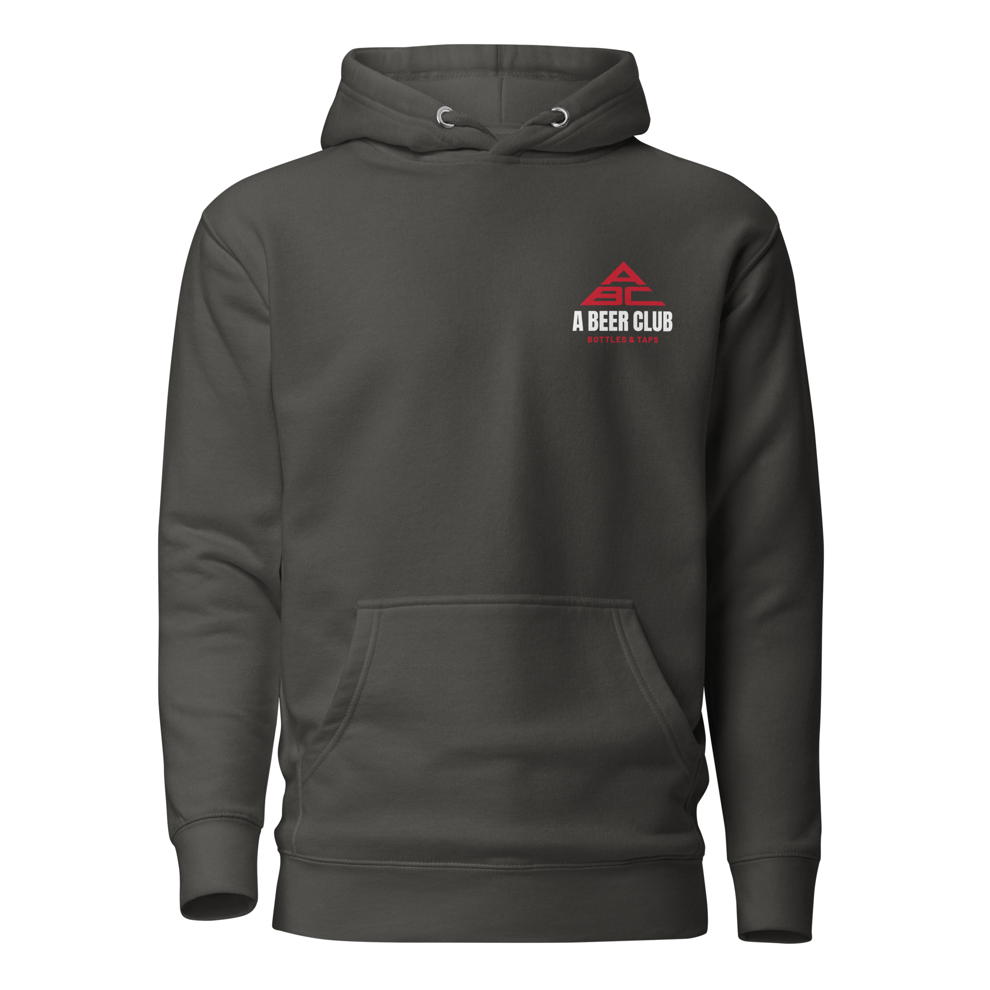 Buy vintage-black Premium Cotton Hoodie | Red &amp; White Sunburst
