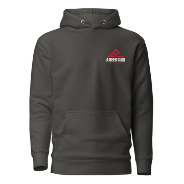 Buy vintage-black Premium Cotton Hoodie | Red &amp; White Sunburst