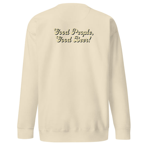 Brew Crew Sweatshirt | Good People Good Beer | Bout It Merch
