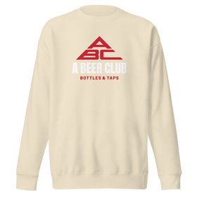 Buy bone Cotton Crewneck Sweatshirt | OG White &amp; Red