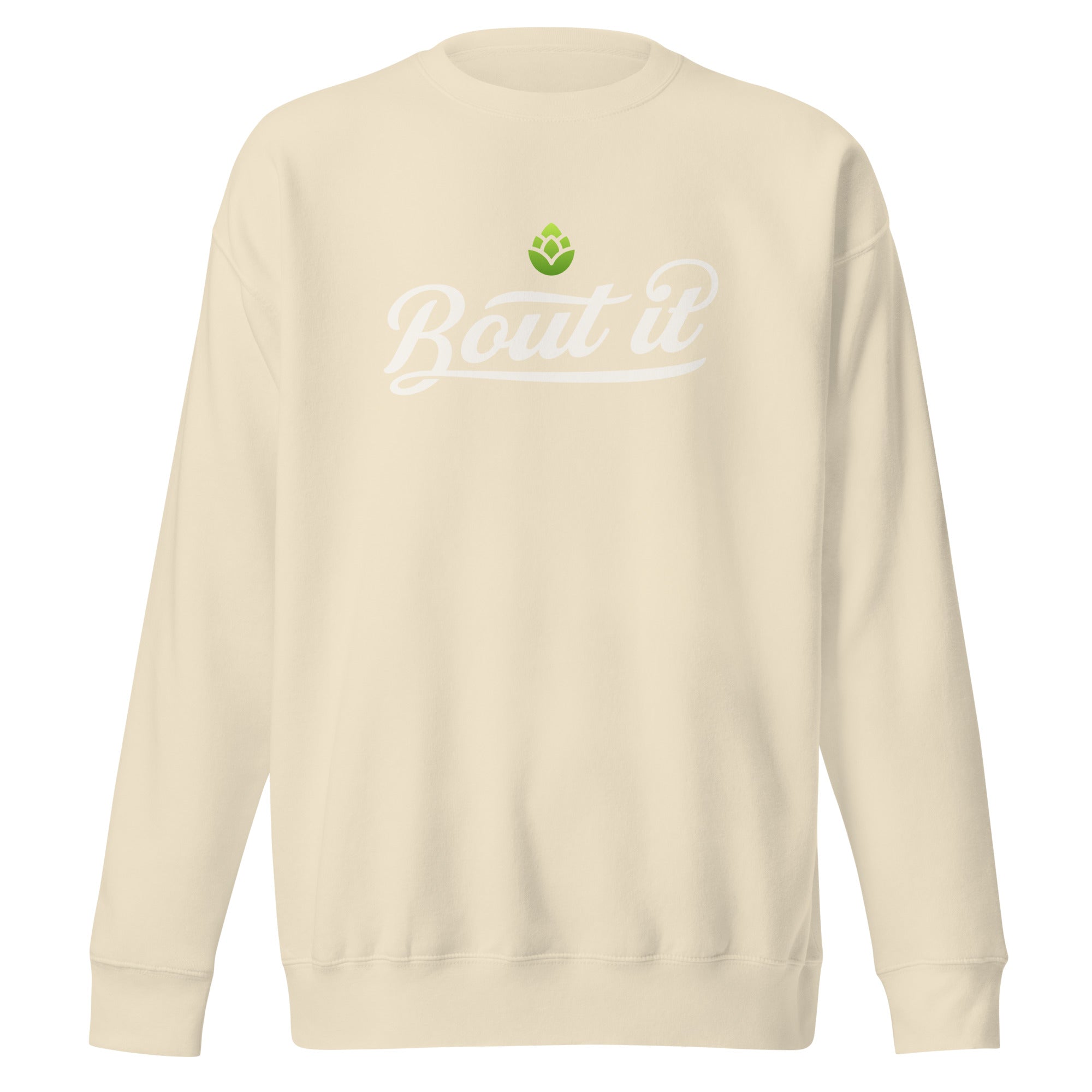 Buy bone Cotton Crewneck Sweatshirt | Light logo