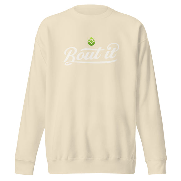 Cotton Crewneck Sweatshirt | Light logo