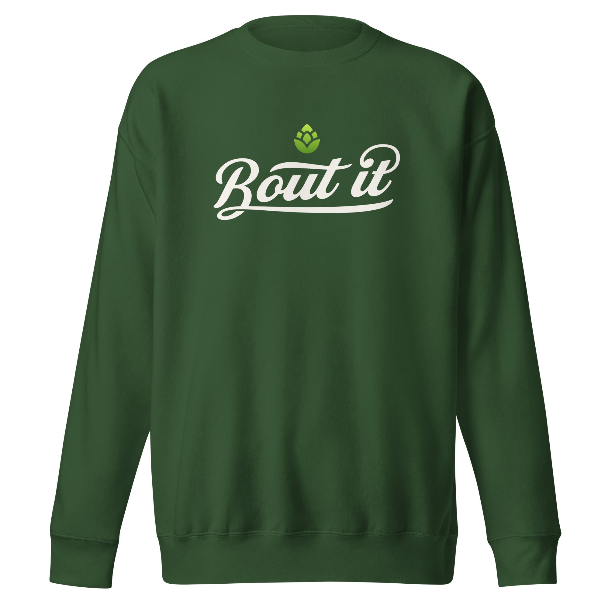Black Crewneck Sweatshirt | Cotton Face Sweatshirt | Bout It Merch