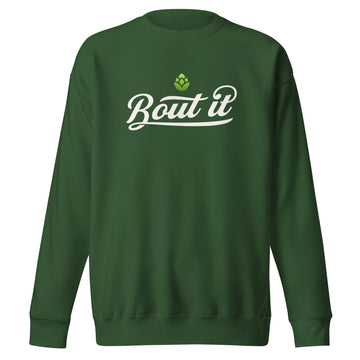 Black Crewneck Sweatshirt | Cotton Face Sweatshirt | Bout It Merch