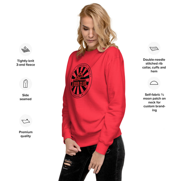 Cotton Crewneck Sweatshirt | A Beer Club Sweatshirt | Bout It Merch