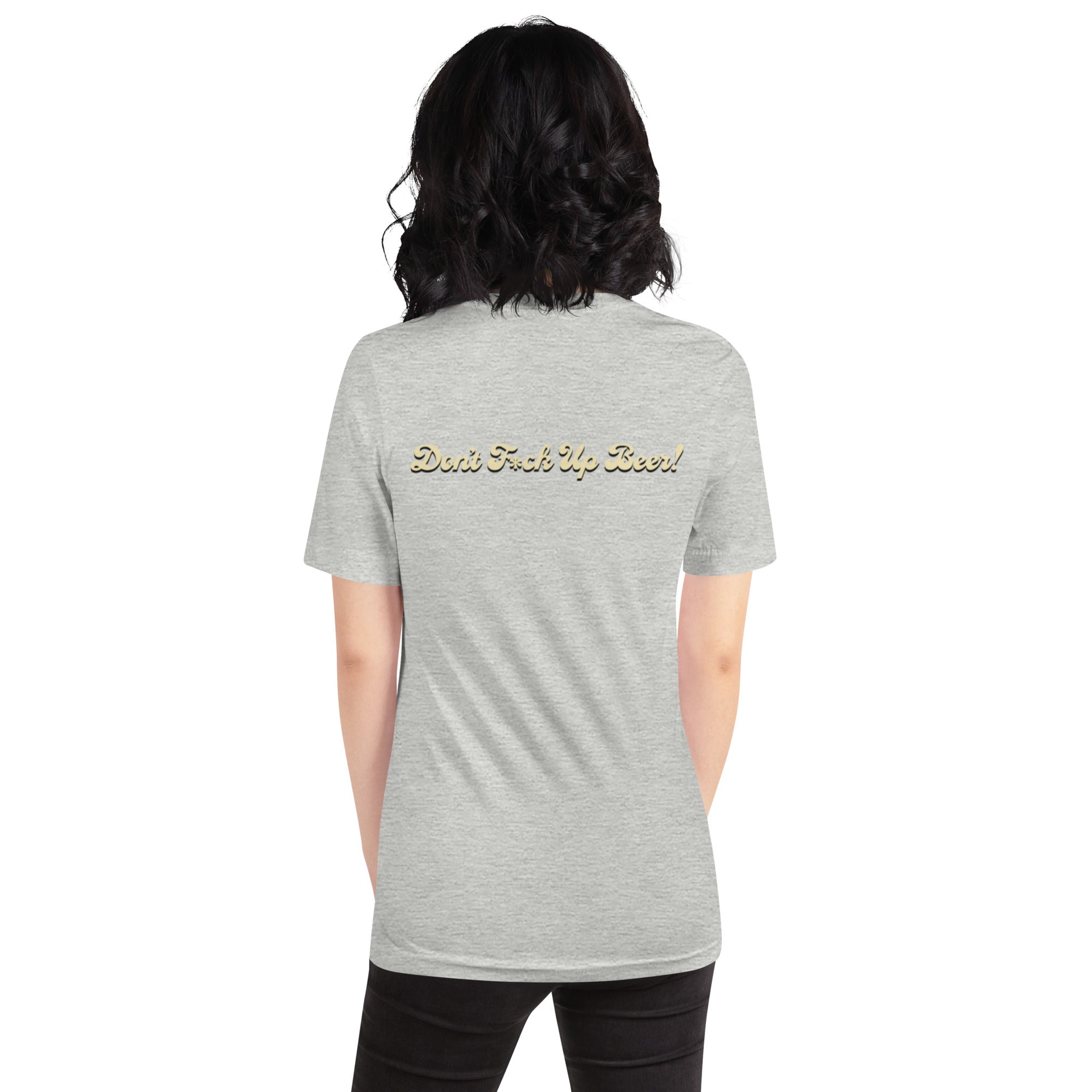 Cotton T-shirt | Round "Don't F*ck Up Beer!"