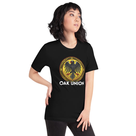 Short Sleeve Black T-Shirt | Oakenbrau Eagle Design | Bout It Merch