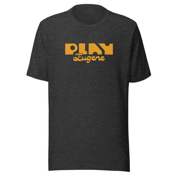 Olive Green T Shirt | Play Eugene Design | Bout It Merch