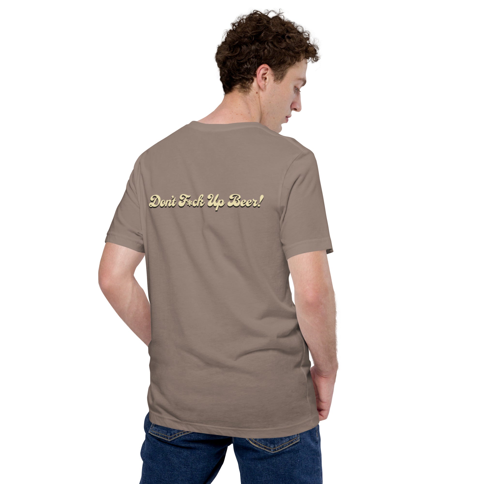 Cotton T-shirt | Round "Don't F*ck Up Beer!"