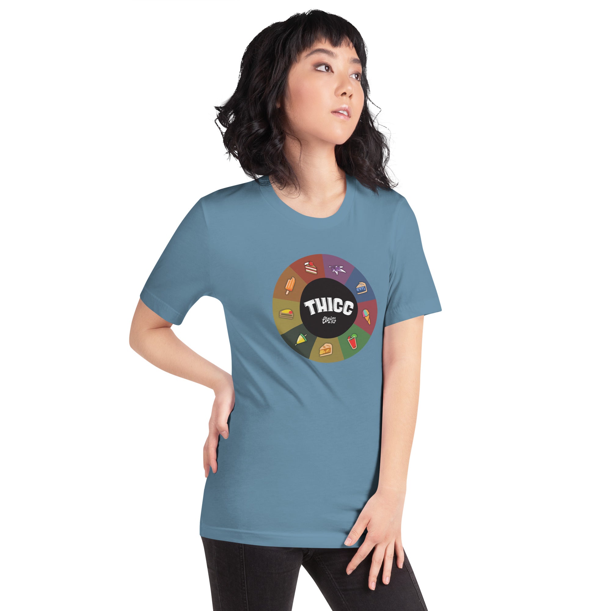 Navy Blue Graphic Tees | I Like It Thicc Tee | Bout It Merch