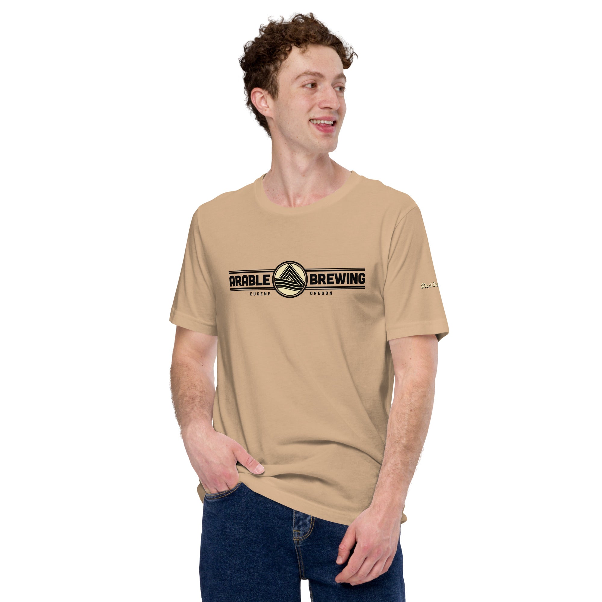 Cotton T-shirt | Horizontal | "Don't F*ck Up Beer!" on Sleeve