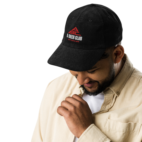 Corduroy Hat | OG White & Red