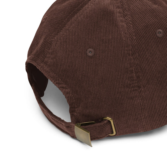Corduroy Hat | Gold Lettering