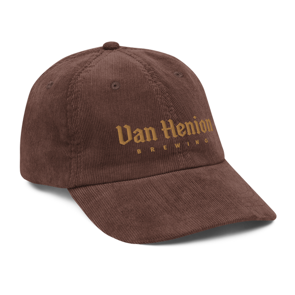 Corduroy Hat | Gold Lettering