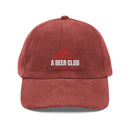 Corduroy Hat | OG White & Red-14