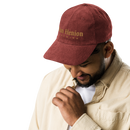Corduroy Hat | Gold Lettering-14