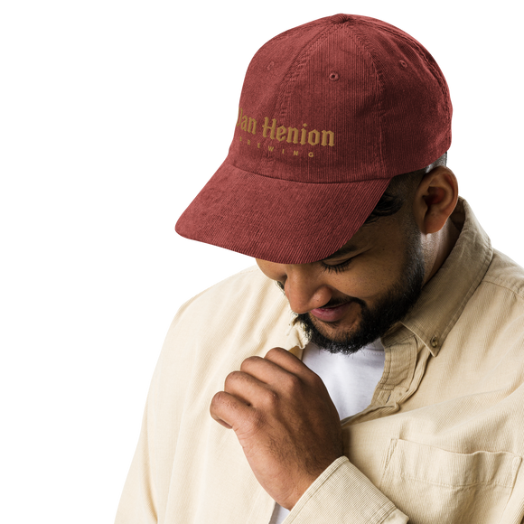 Corduroy Hat | Gold Lettering