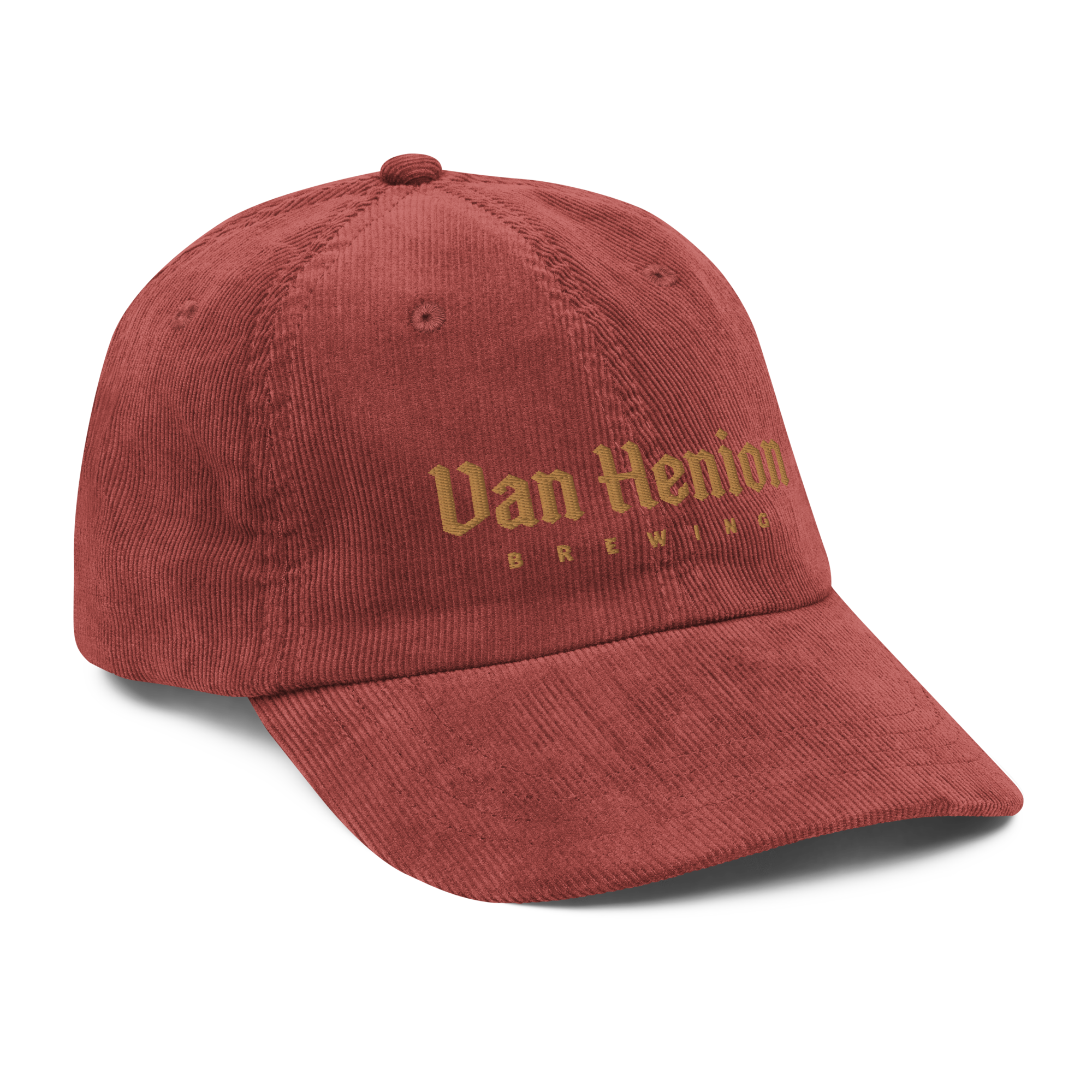 Corduroy Hat | Gold Lettering
