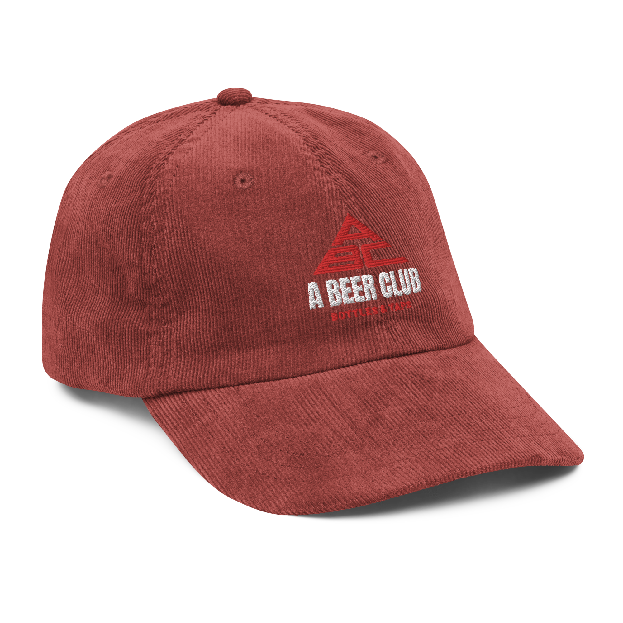 Corduroy Hat | OG White & Red