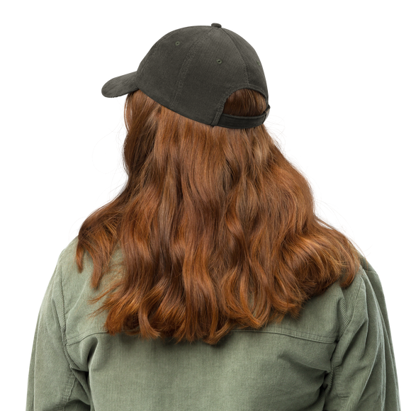 Corduroy Hat | Gold Lettering