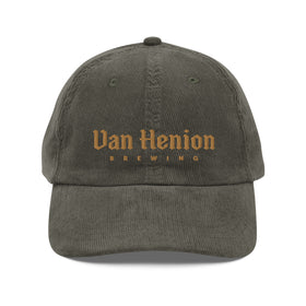 Buy olive Corduroy Hat | Gold Lettering
