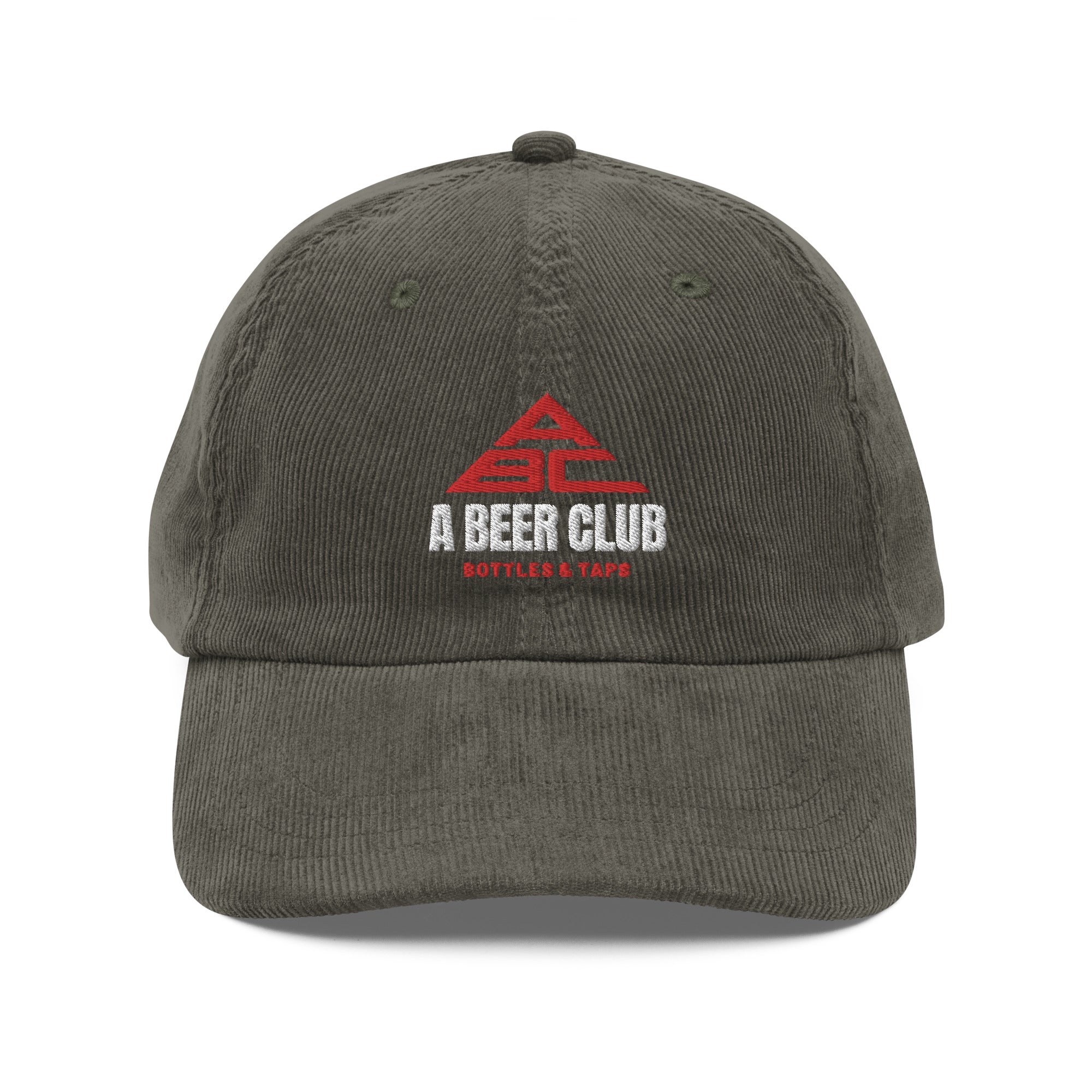 Corduroy Hat | OG White & Red