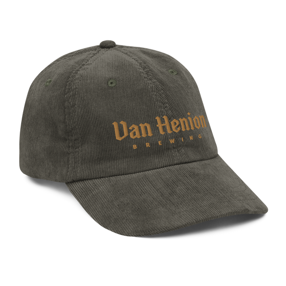 Corduroy Hat | Gold Lettering
