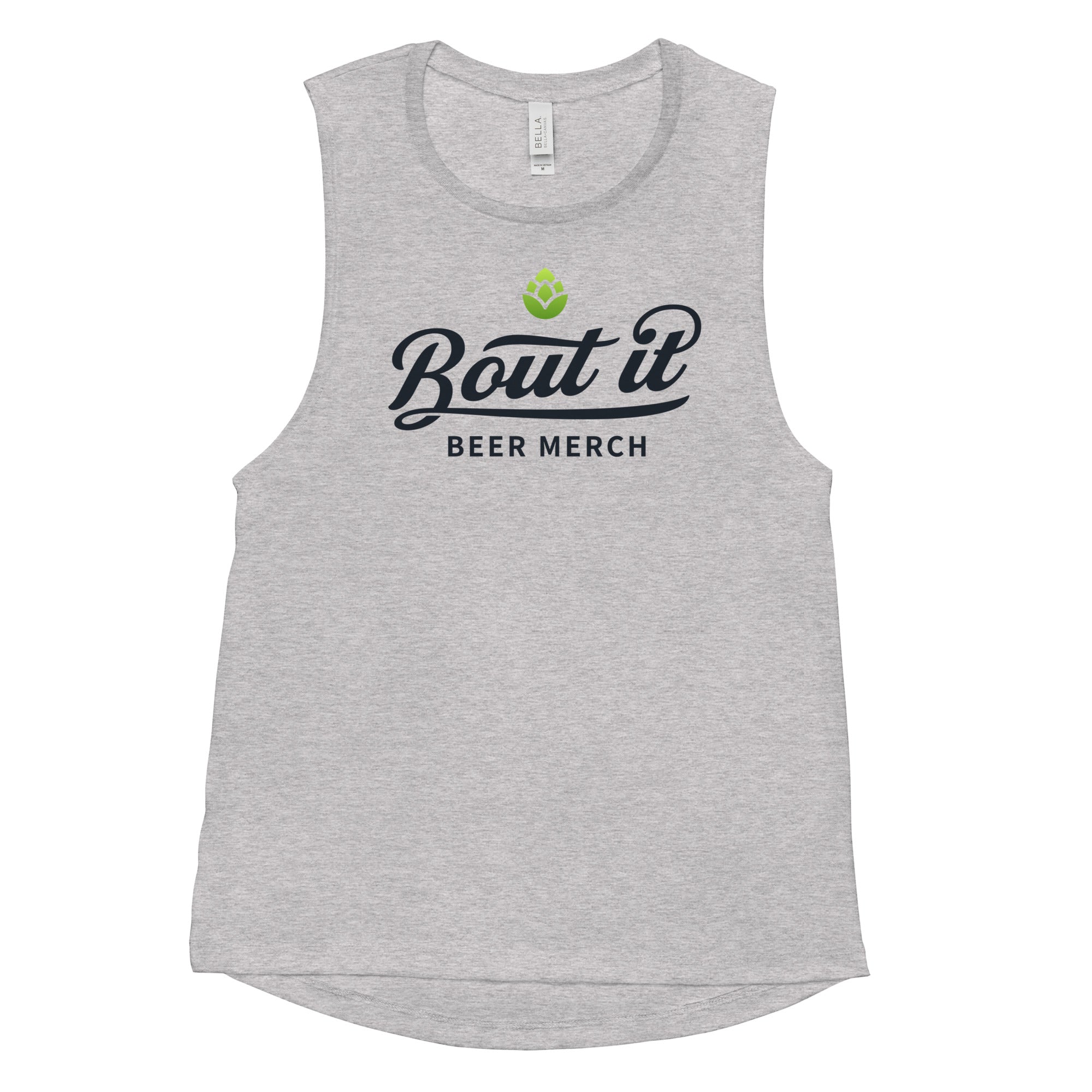 Women’s Muscle Tank Top | Dark logo - 0