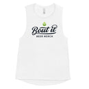Women’s Muscle Tank Top | Dark logo-1