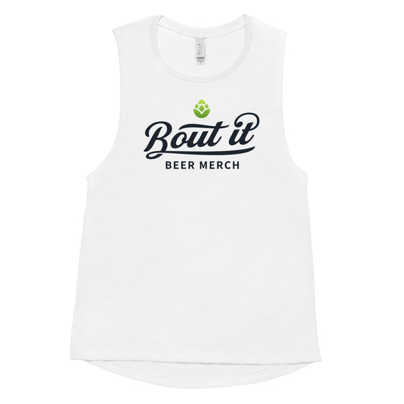 Women’s Muscle Tank Top | Dark logo