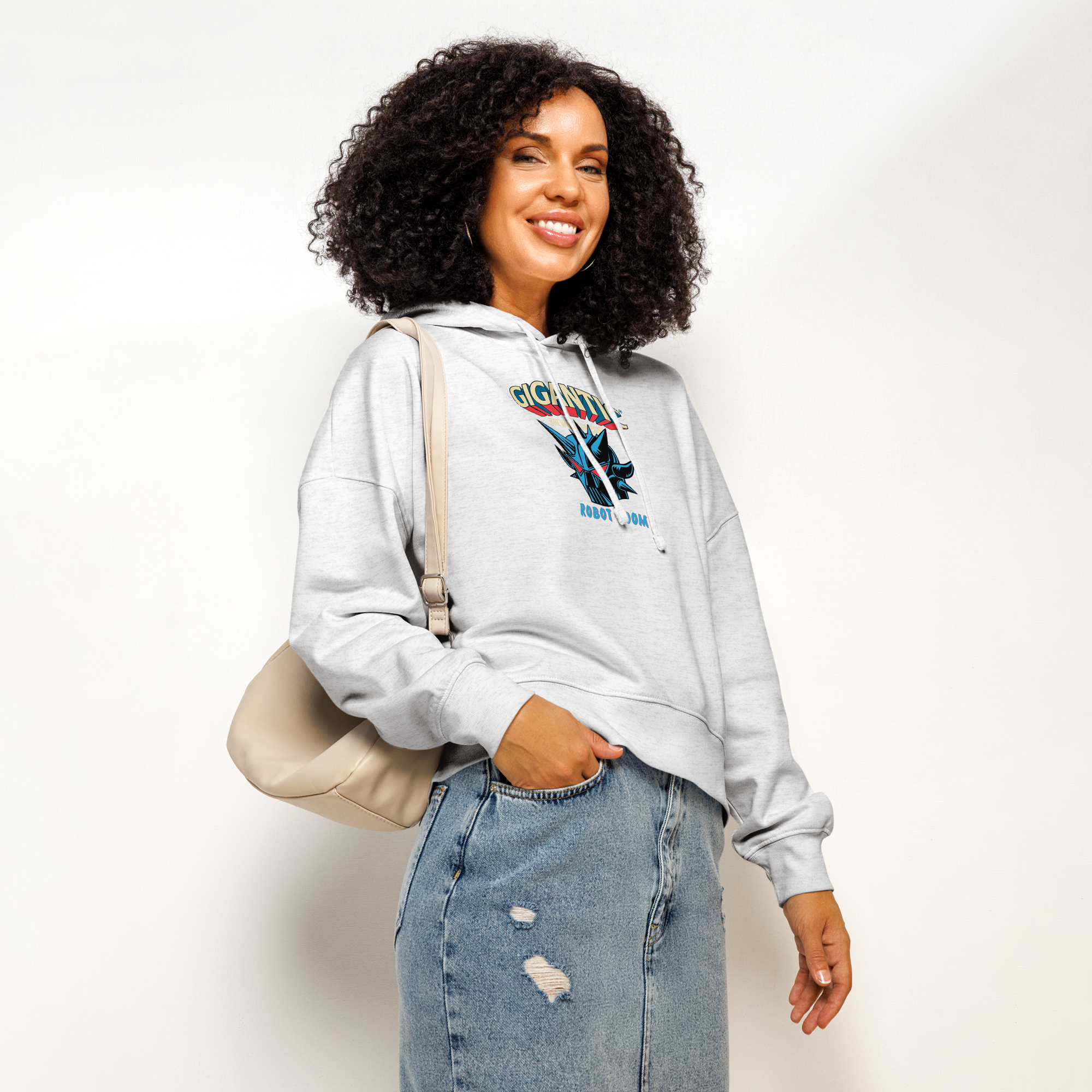 Women’s Organic Mid-weight Hoodie | Robot Room