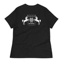 Women's Relaxed Tee | Black Unicorns Design | Bout It Merch
